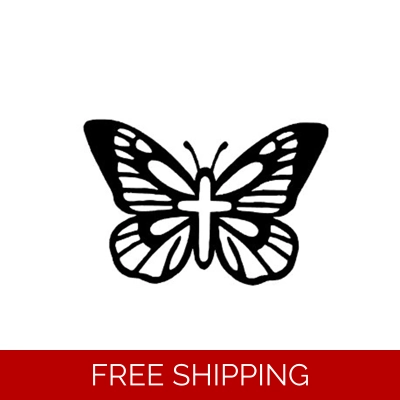 Butterfly butterflies cross animal Die Cut Vinyl Decal sticker